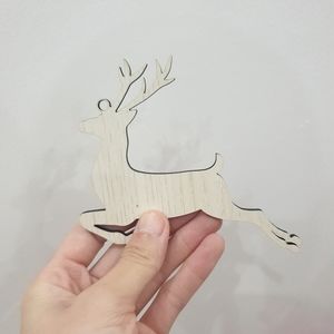 Wooden deer Christmas Tree decor home party